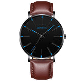 Men's Fashion Ultra Thin Watch Mesh Stainless Steel
