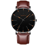 Men's Fashion Ultra Thin Watch Mesh Stainless Steel