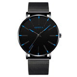 Men's Fashion Ultra Thin Watch Mesh Stainless Steel