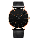 Men's Fashion Ultra Thin Watch Mesh Stainless Steel