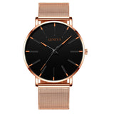 Men's Fashion Ultra Thin Watch Mesh Stainless Steel